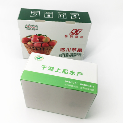 Waterproof Peach Fruit Packing Carton Retain Freshness Food Shortage