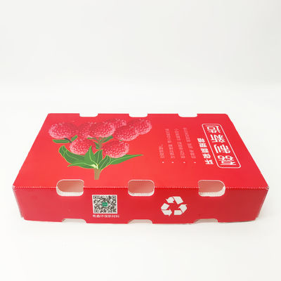 Rectangle Pink Fruit Subscription Box With Lid  4c Offset Printing