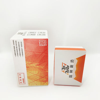 2.5mm Degradable Orange Packaging Box With Lid Customized Shape