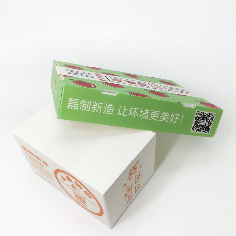 FDA Plastic Corrugated Foldable Boxes Waterproof Abrasion Resistance