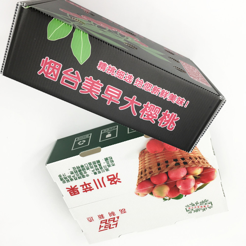 Retain Freshness 3.5mm Vegetable Transportation Box 50kg Agricultural Package Carton