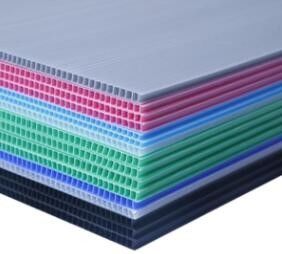 PP 4mm Corrugated Plastic Sheet Degradable Corrugated Board