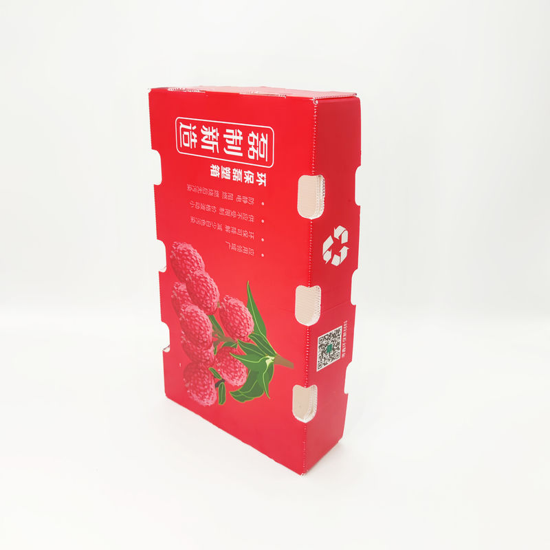 Rectangle Pink Fruit Subscription Box With Lid  4c Offset Printing
