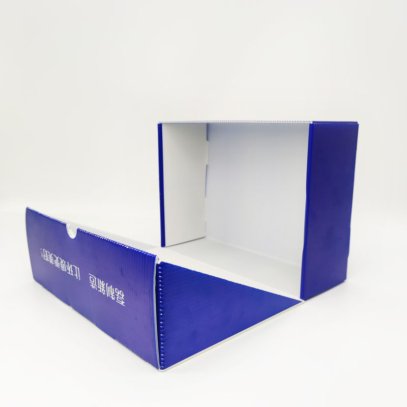 UV Coating Folding Reusable Corrugated Boxes 400gsm Small Size