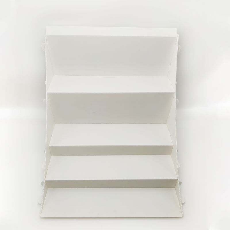 1000g/M2 Corrugated Plastic Display 200mmx200mm Cardboard Shelf