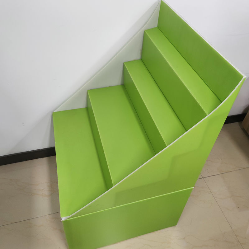 PP Composite Corrugated Cardboard Box Shelves Stands HD Printing