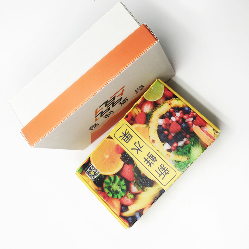 2.5mm Stackable Corrugated Plastic Packaging Boxes Anti - Bacteria
