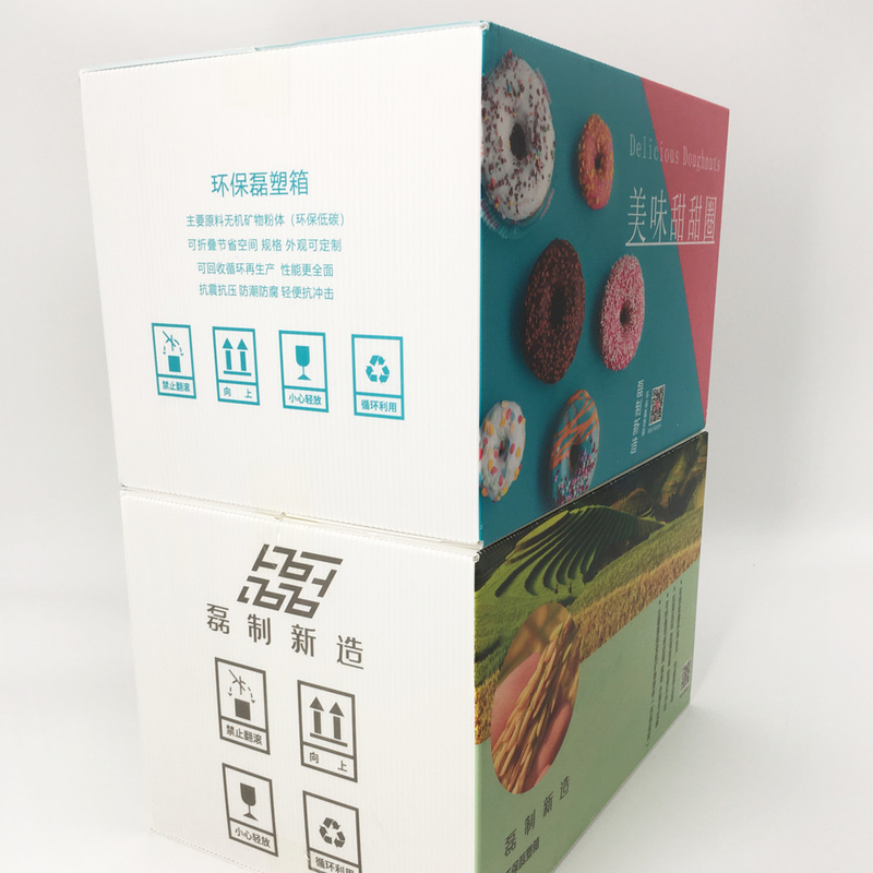 Custom Size HD Full Printing Corrugated PP Boxes For Long Distance Transport