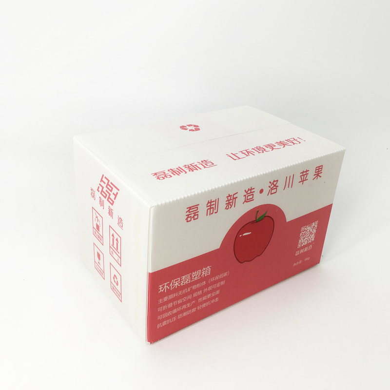 3.0mm Waterproof Corrugated Box Long Distance Transportation Apple Carton Impact Resistance