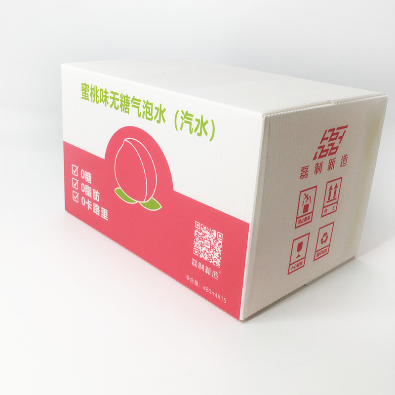 3.5mm Peach Sparkling Water Package Carton Impact Resistance Anti Bacteria